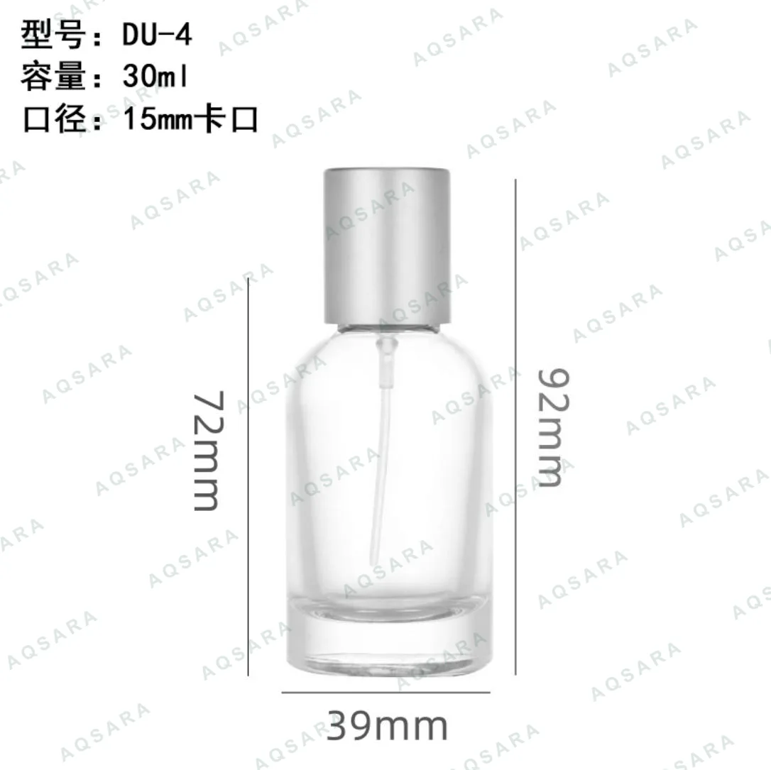 Botol Parfum kaca 30 ml leher 15 mm — DU-4