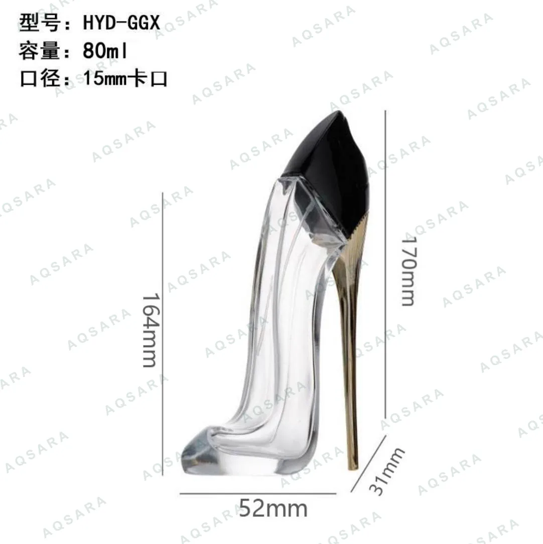 Botol Parfum kaca 80 ml leher 15 mm — HYD-GGX