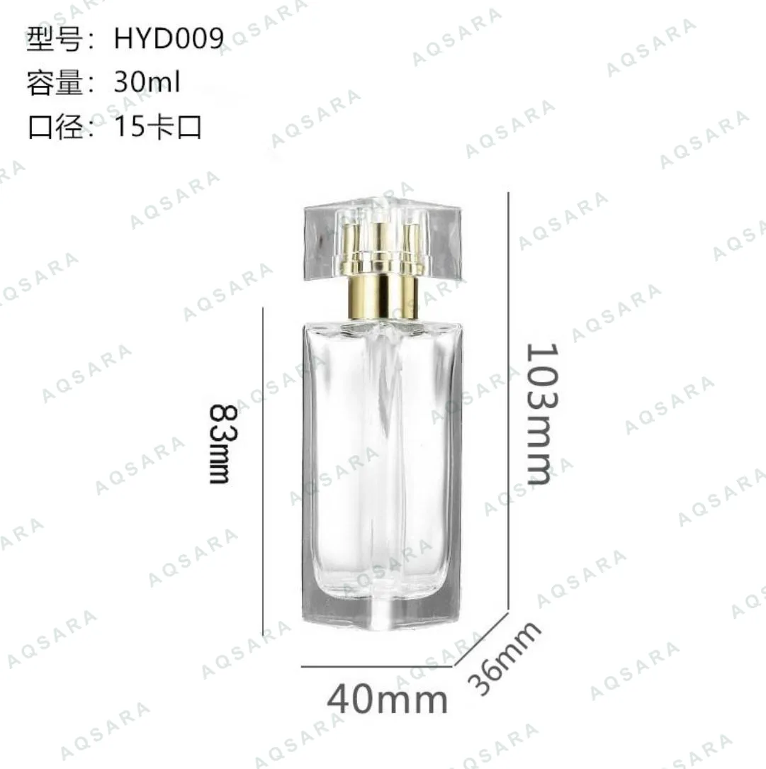 Botol Parfum kaca 30 ml leher 15 mm — HYD009