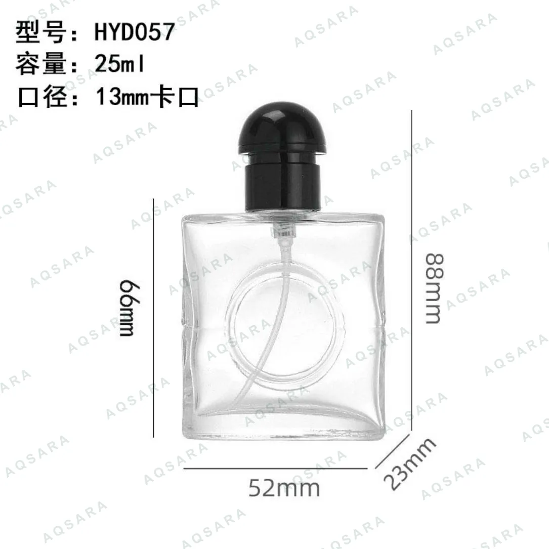 Botol Parfum kaca 25 ml leher 13 mm — HYD057