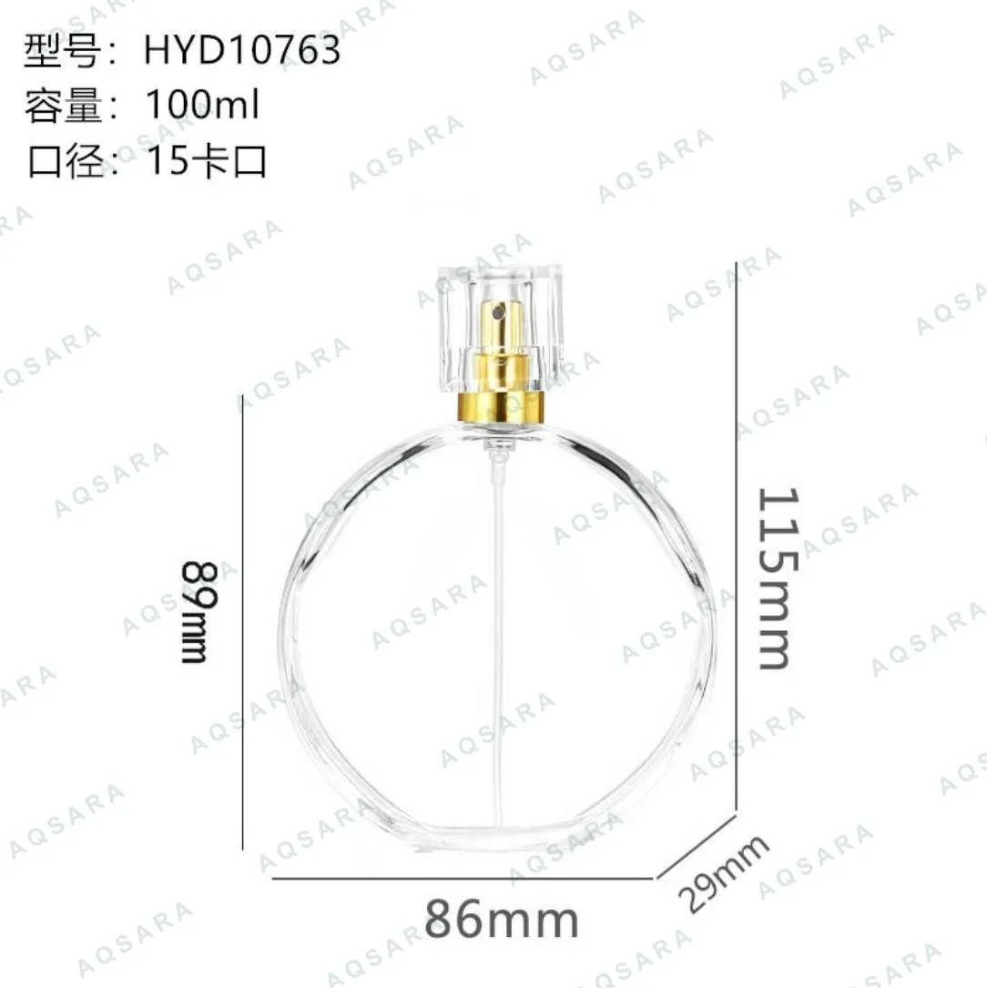 Botol Parfum kaca 100 ml leher 15 mm — HYD10763