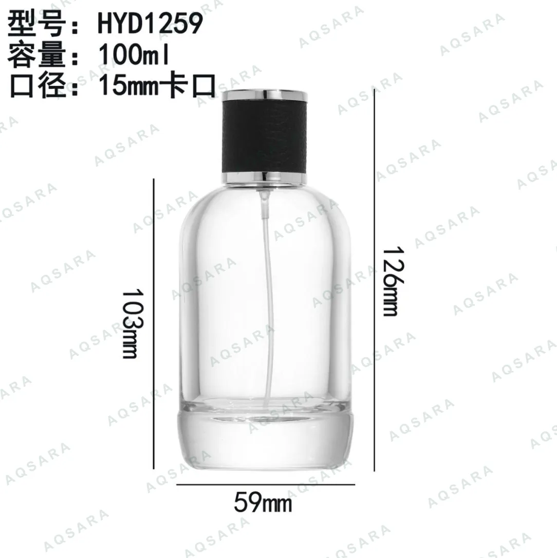 Botol Parfum kaca 100 ml leher 15 mm — HYD1259
