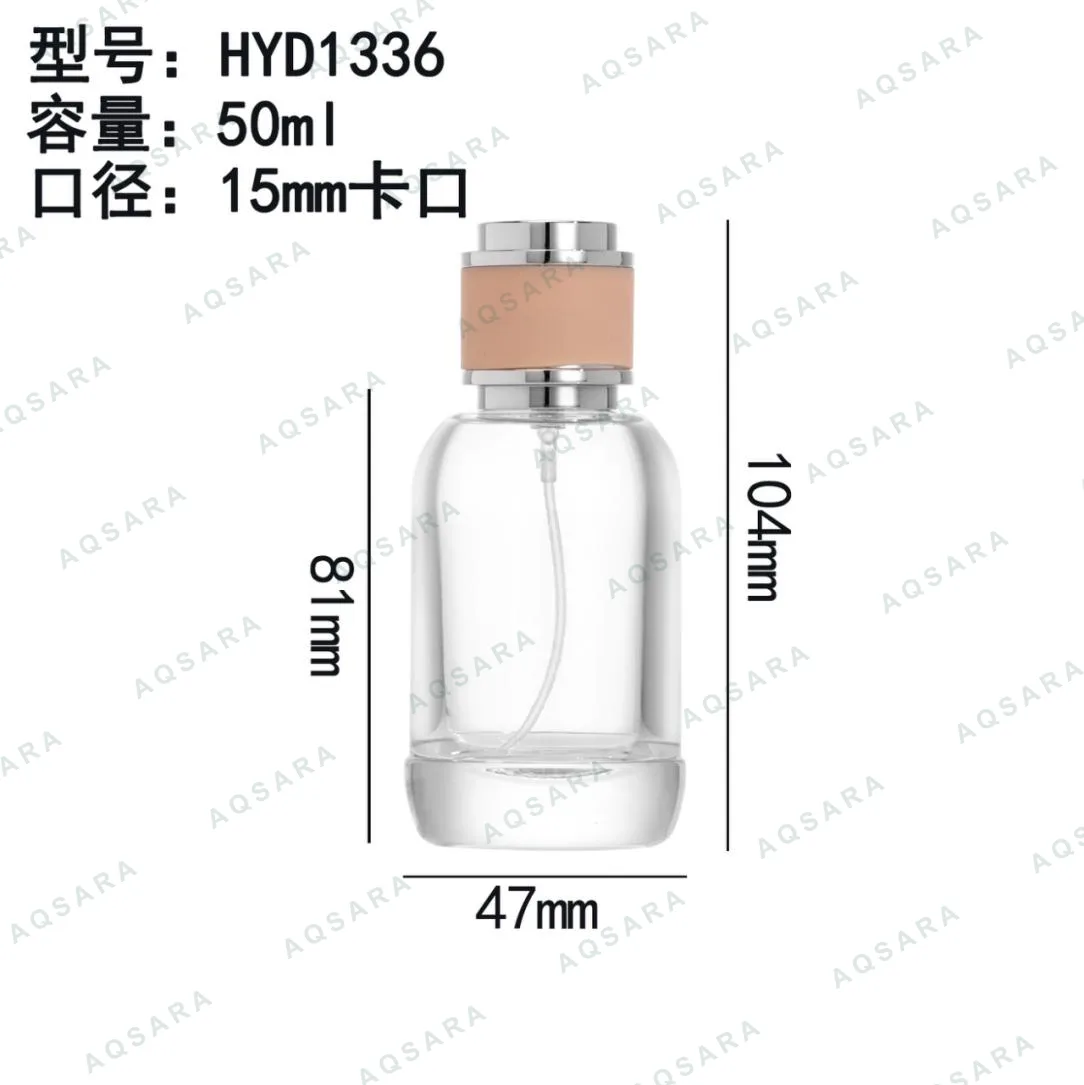 Botol Parfum kaca 50 ml leher 15 mm — HYD1336