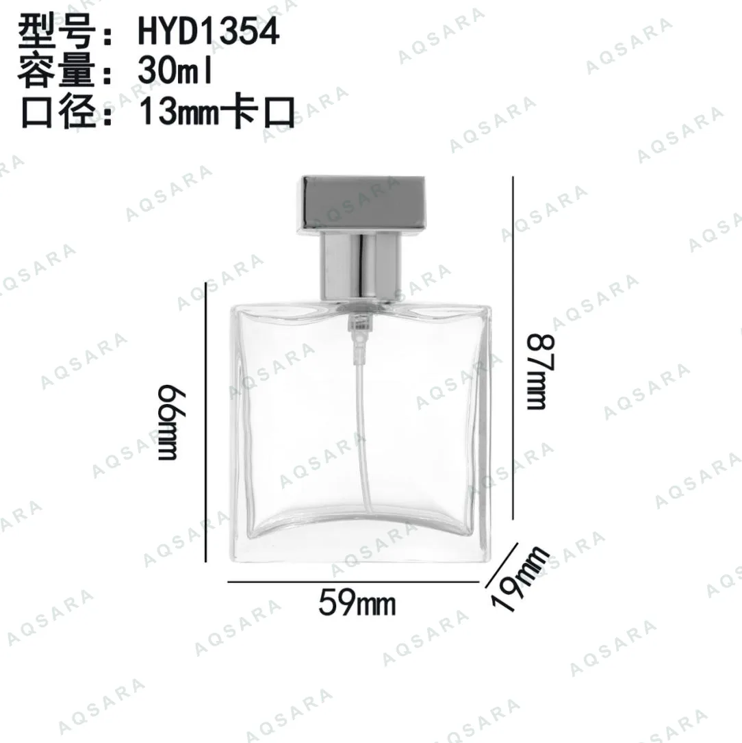Botol Parfum kaca 30 ml leher 13 mm — HYD1354