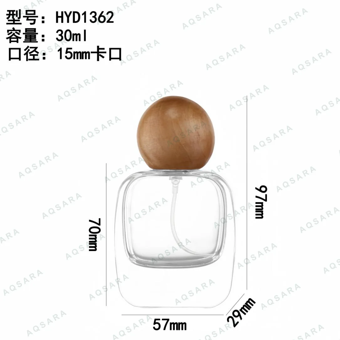 Botol Parfum kaca 30 ml leher 15 mm — HYD1362