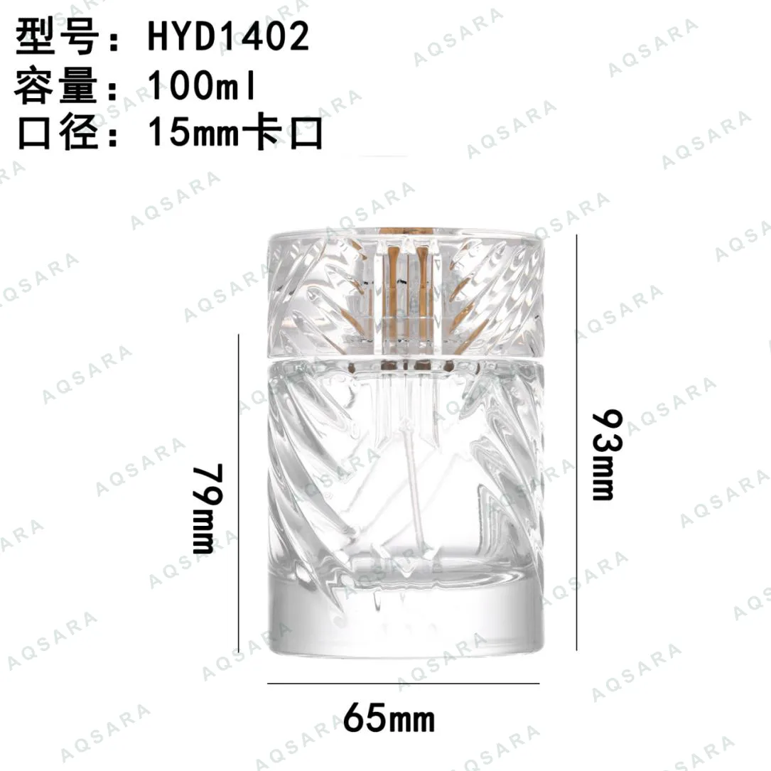 Botol Parfum kaca 100 ml leher 15 mm — HYD1402