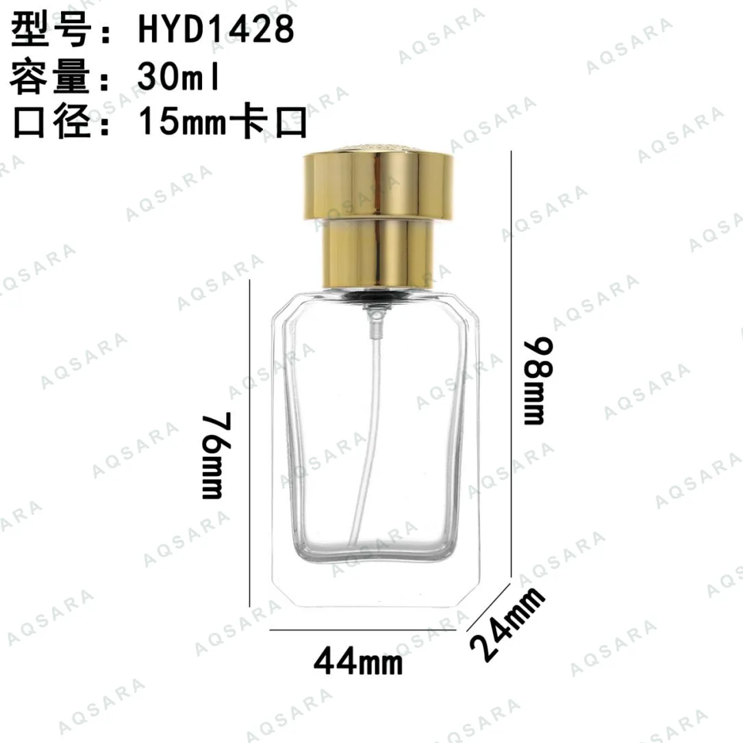 Botol Parfum kaca 30 ml leher 15 mm — HYD1428