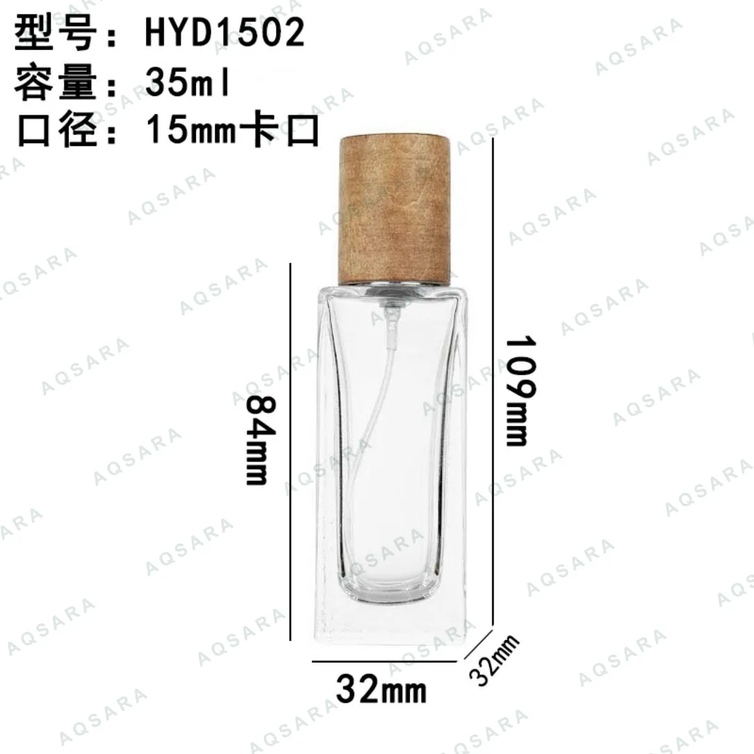 Botol Parfum kaca 35 ml leher 15 mm — HYD1502