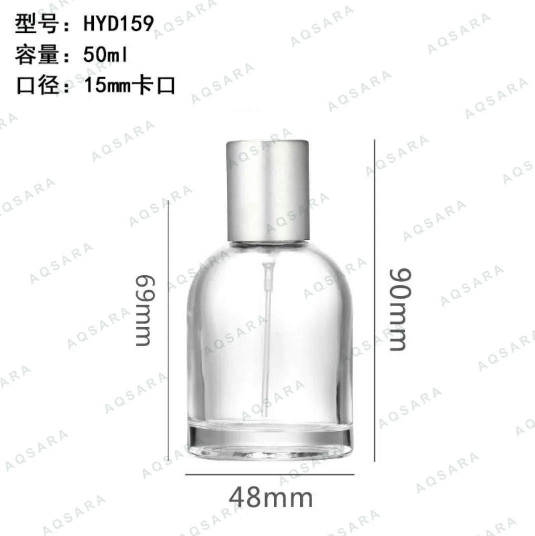 Botol Parfum kaca 50 ml leher 15 mm — HYD159