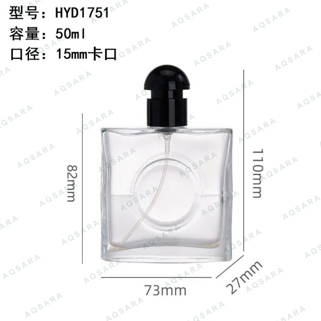 Botol Parfum kaca 50 ml leher 15 mm — HYD1751