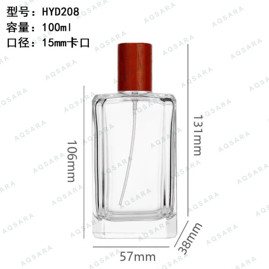 Botol Parfum kaca 100 ml leher 15 mm — HYD208