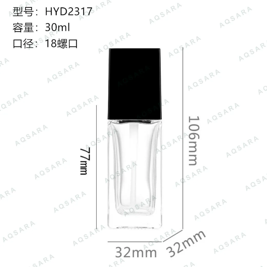 Botol Parfum kaca 30 ml leher 18 mm — HYD2317
