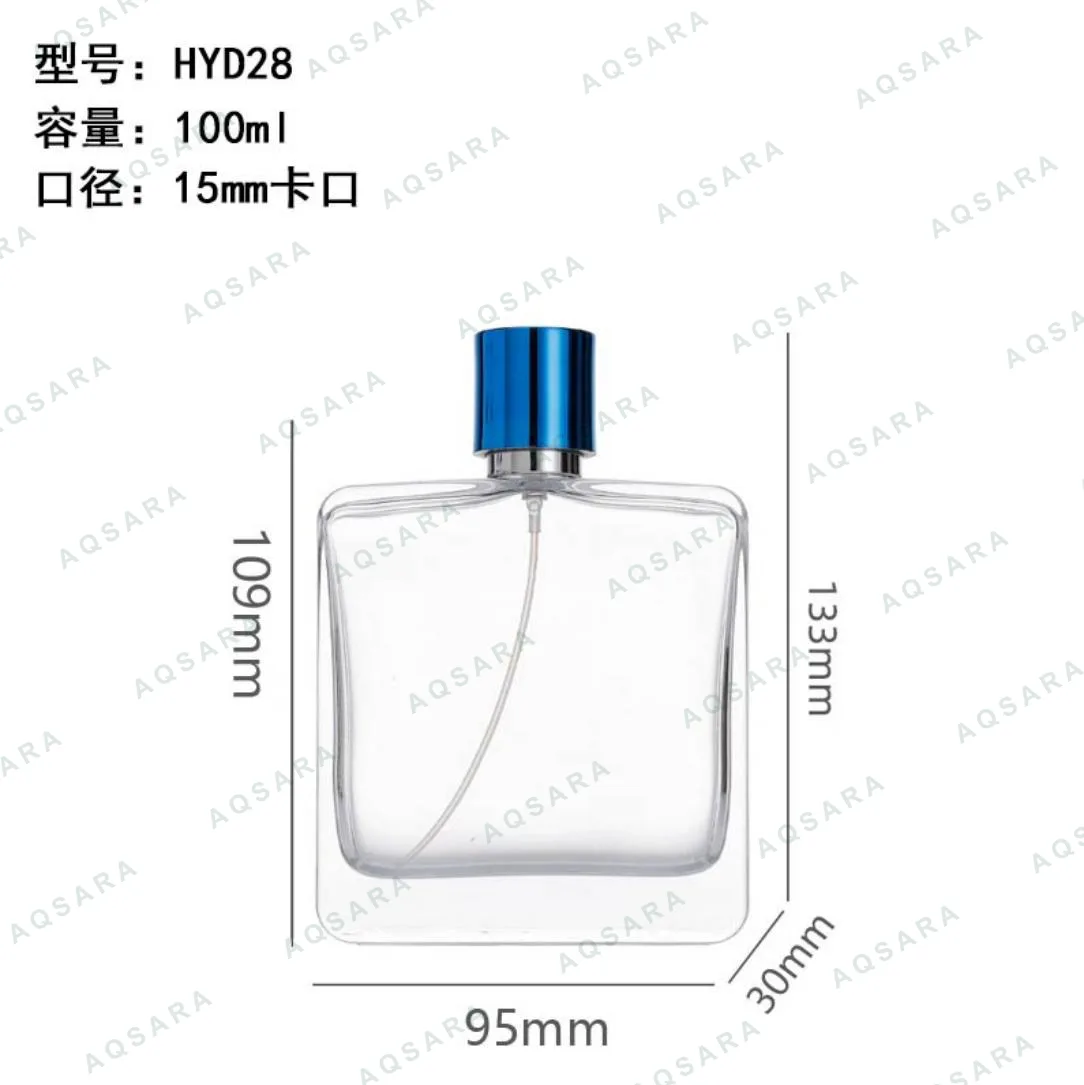 Botol Parfum kaca 100 ml leher 15 mm — HYD28