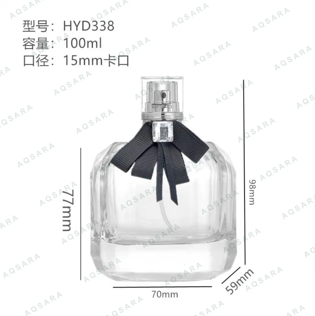 Botol Parfum kaca 100 ml leher 15 mm — HYD338