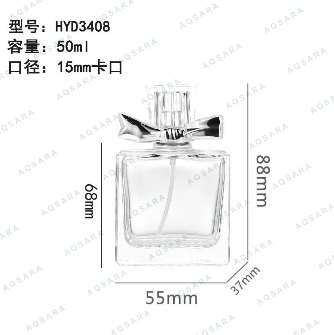Botol Parfum kaca 50 ml leher 15 mm — HYD3408