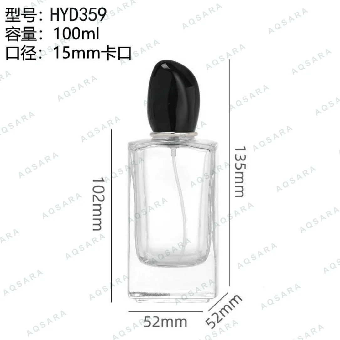 Botol Parfum kaca 100 ml leher 15 mm — HYD359