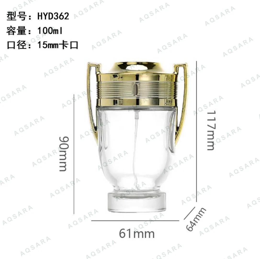 Botol Parfum kaca 100 ml leher 15 mm — HYD362