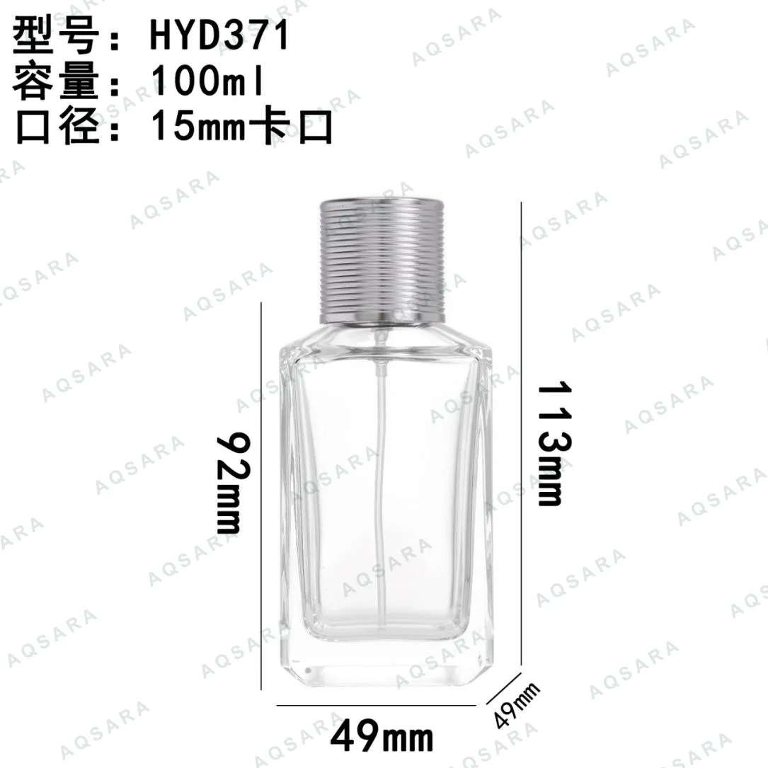 Botol Parfum kaca 100 ml leher 15 mm — HYD371