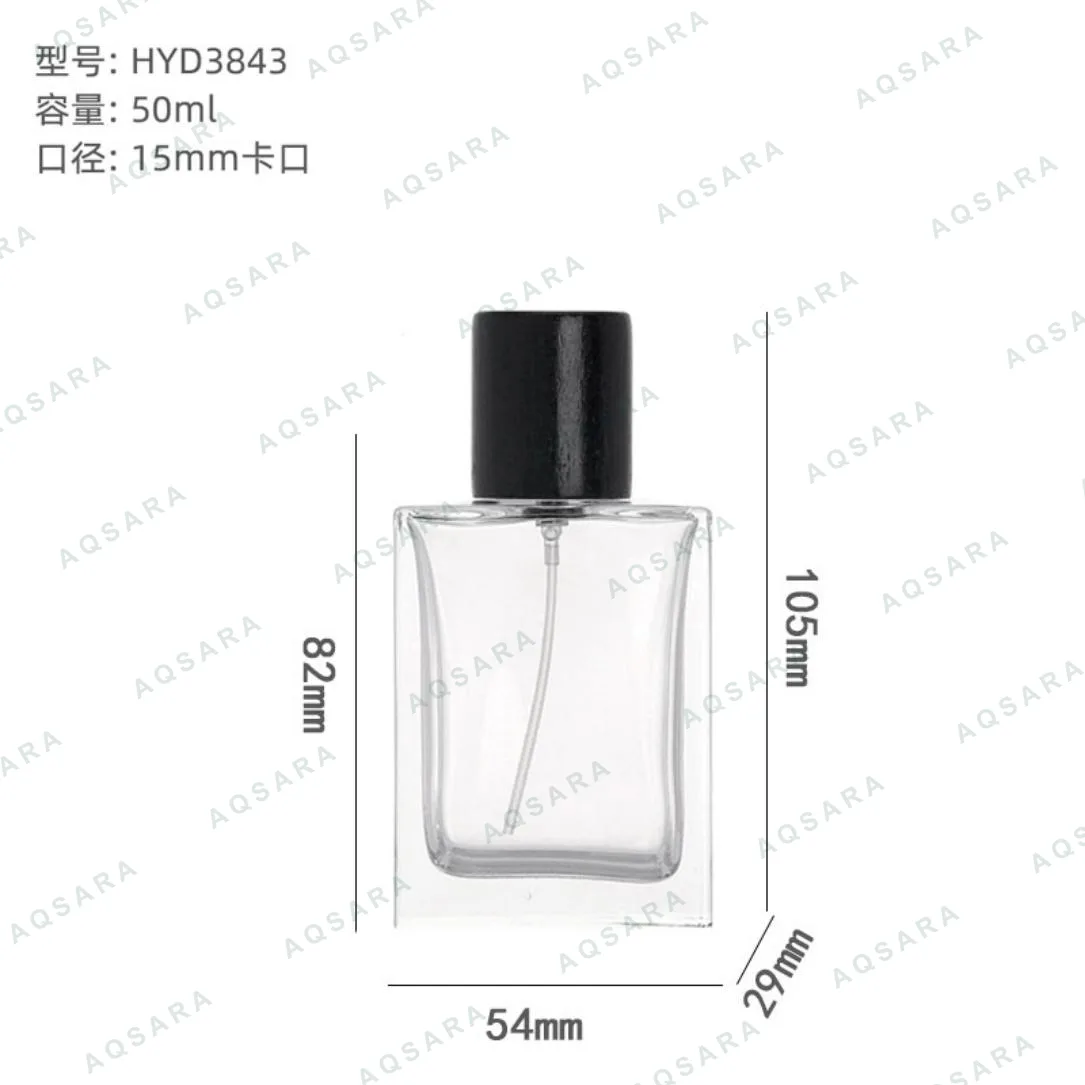 Botol Parfum kaca 50 ml leher 15 mm — HYD3843