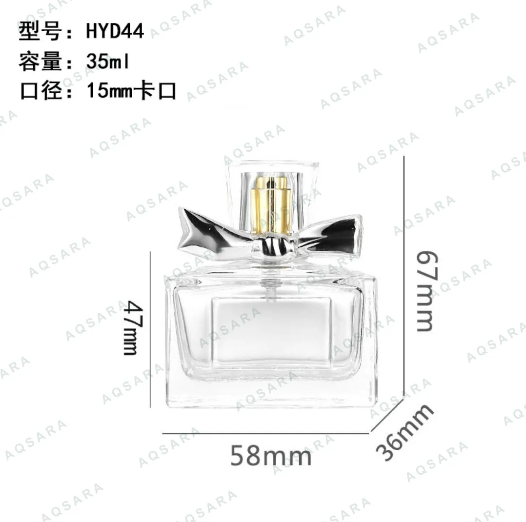 Botol Parfum kaca 35 ml leher 15 mm — HYD44
