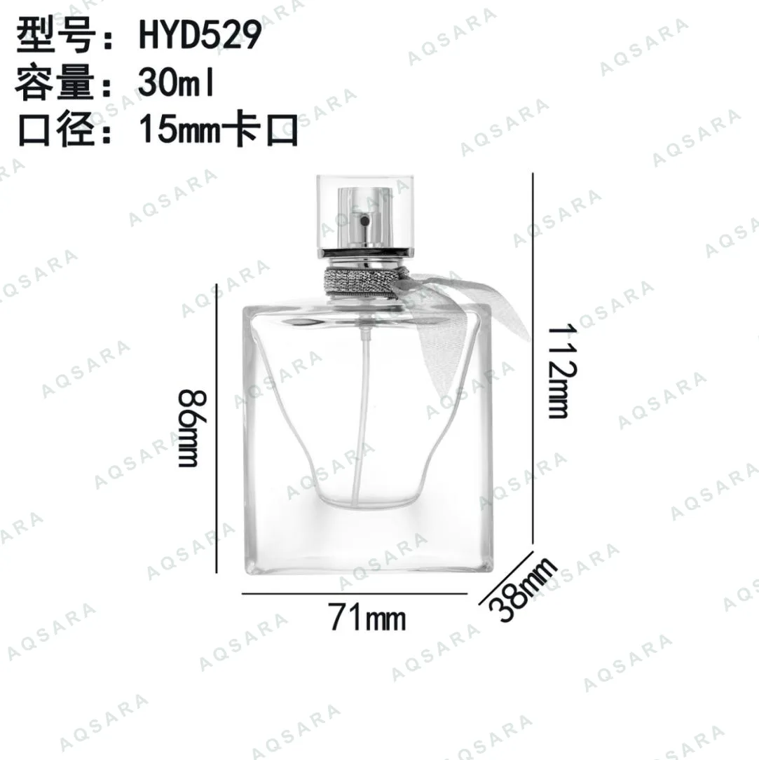 Botol Parfum kaca 30 ml leher 15 mm — HYD529
