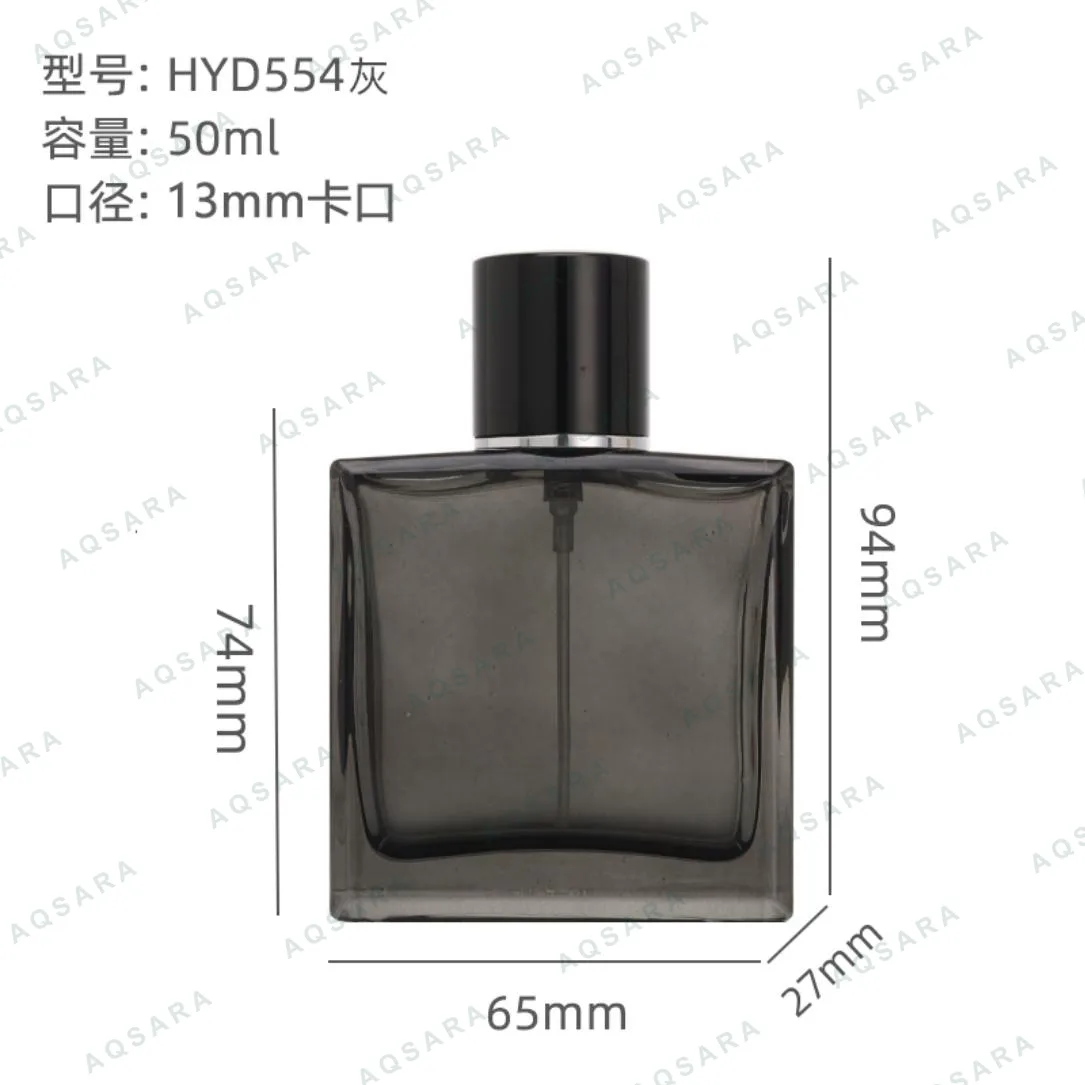 Botol Parfum kaca leher 13 mm — HYD554 gray