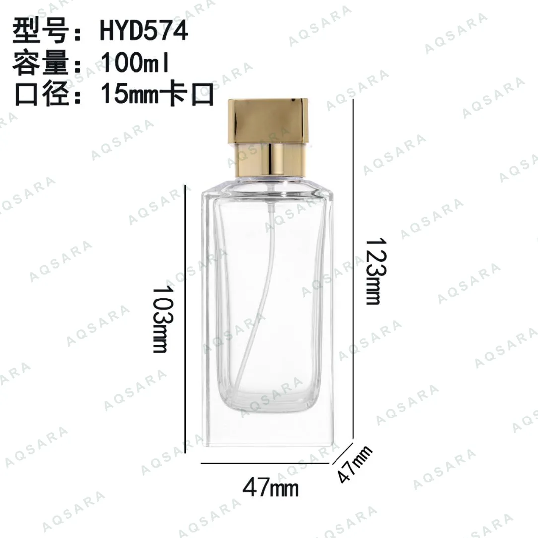 Botol Parfum kaca 100 ml leher 15 mm — HYD574