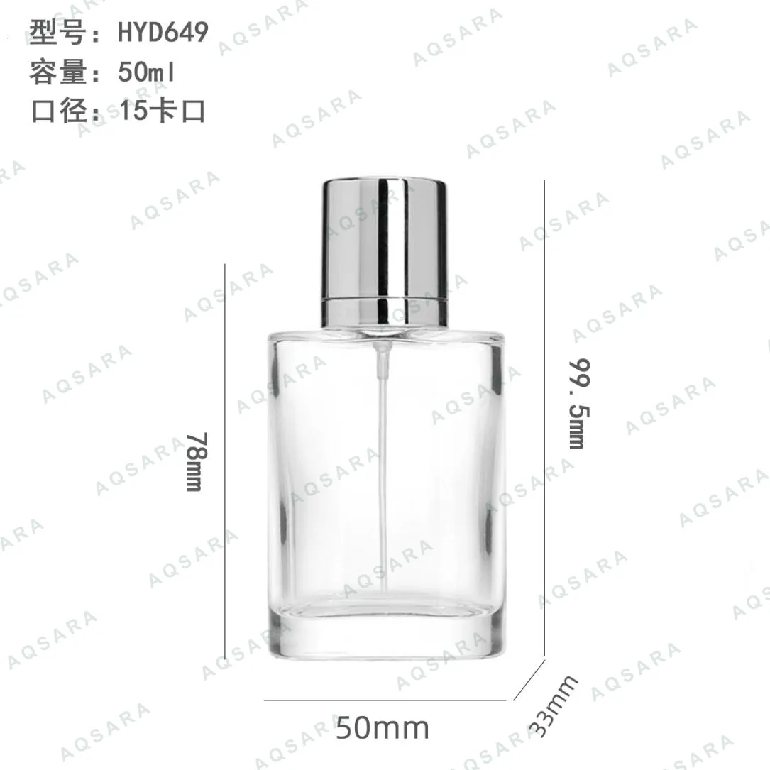 Botol Parfum kaca 50 ml leher 15 mm — HYD649