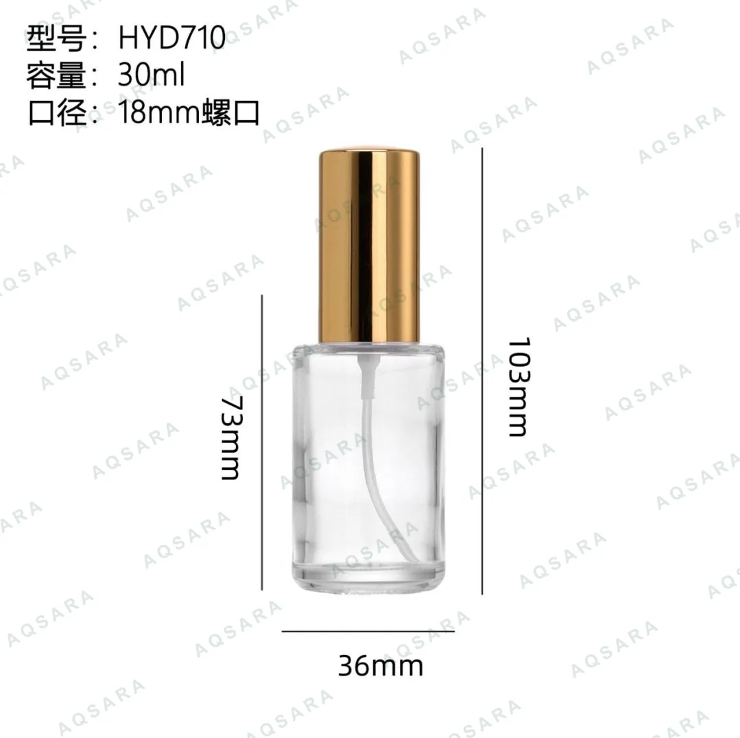 Botol Parfum kaca 30 ml leher 18 mm — HYD710