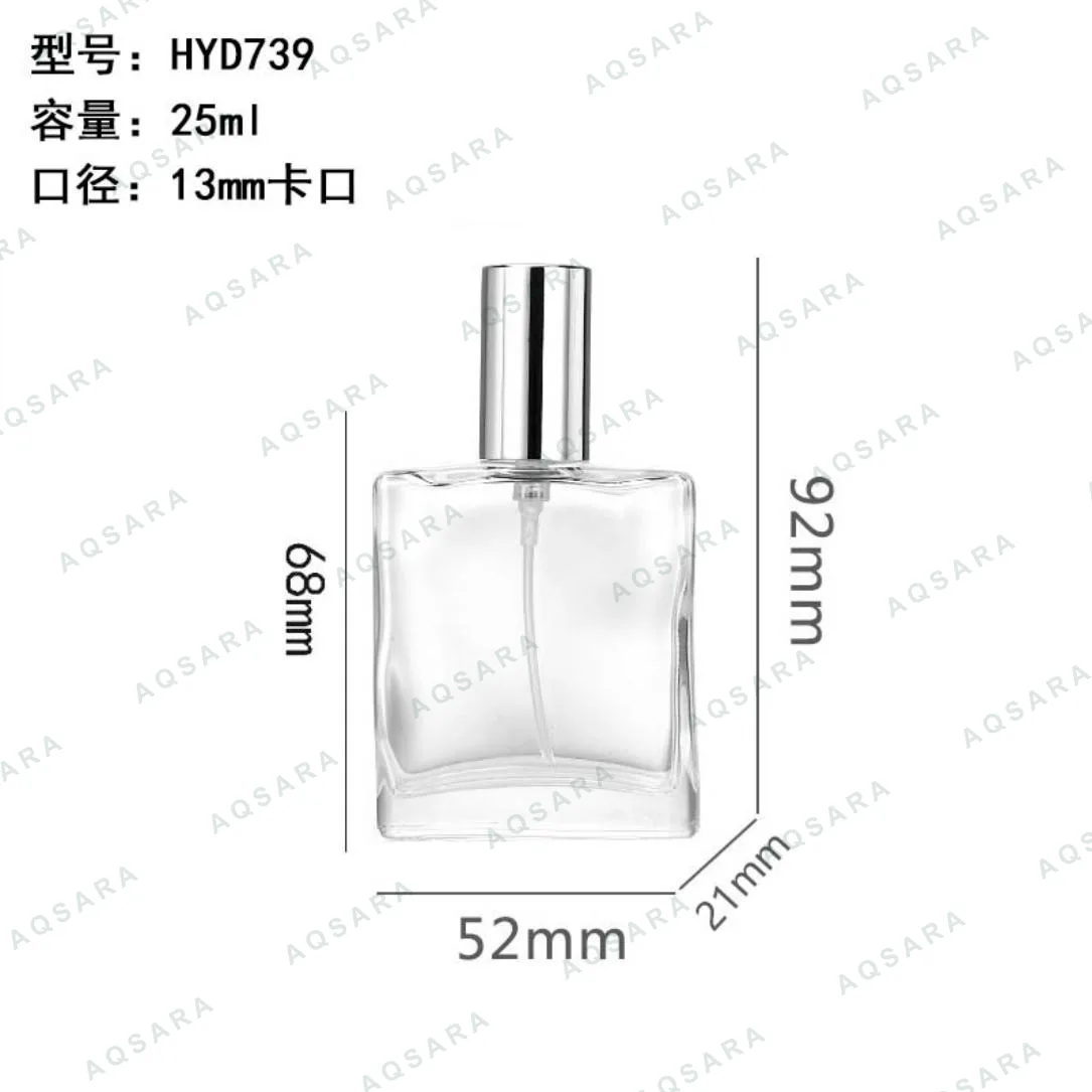 Botol Parfum kaca 25 ml leher 13 mm — HYD739