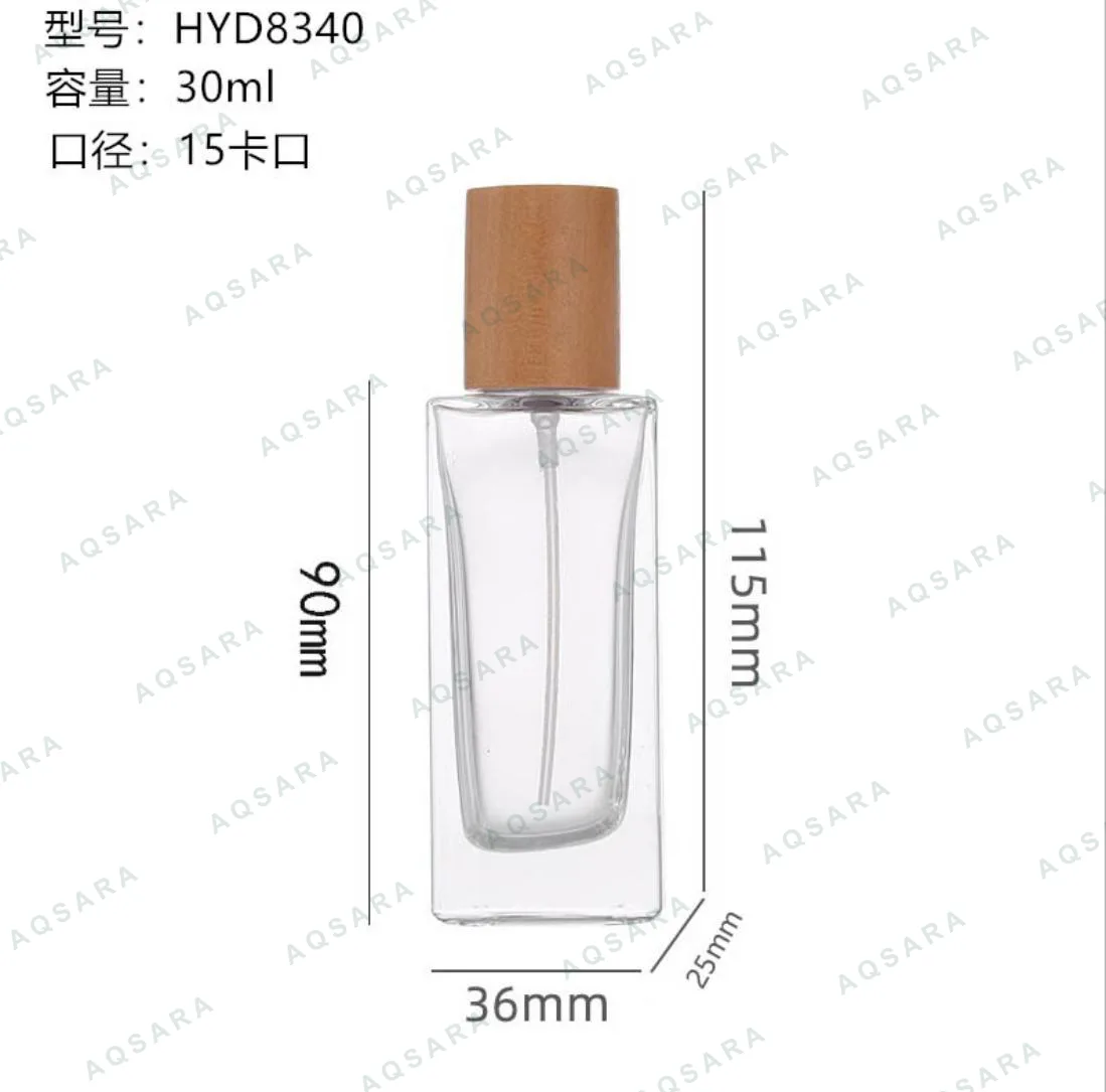 Botol Parfum kaca 30 ml leher 15 mm — HYD8340