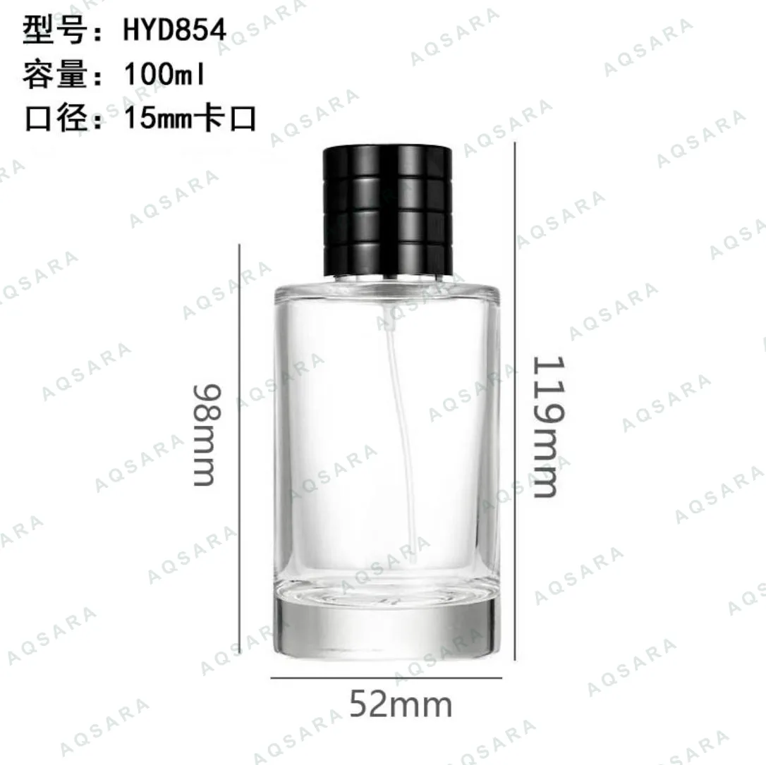 Botol Parfum kaca 100 ml leher 15 mm — HYD854