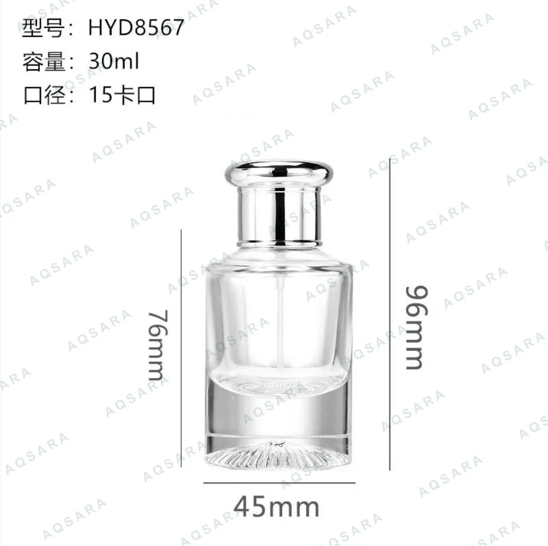 Botol Parfum kaca 30 ml leher 15 mm — HYD8567