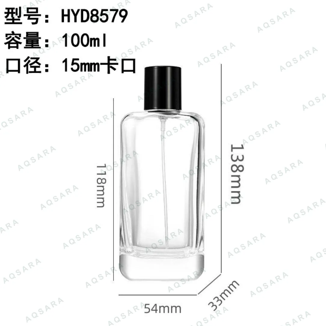 Botol Parfum kaca 100 ml leher 15 mm — HYD8579