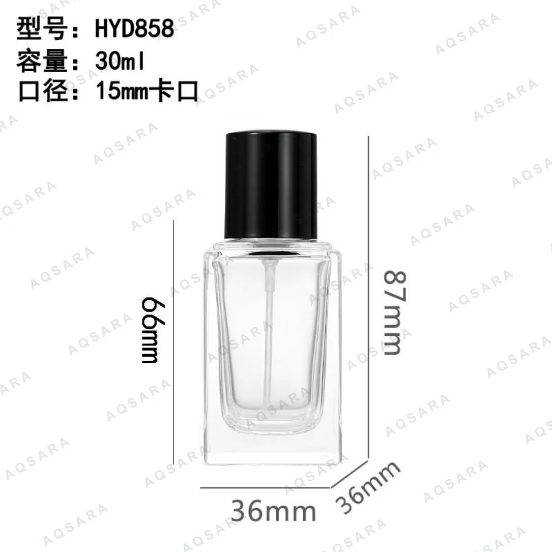 Botol Parfum kaca 30 ml leher 15 mm — HYD858
