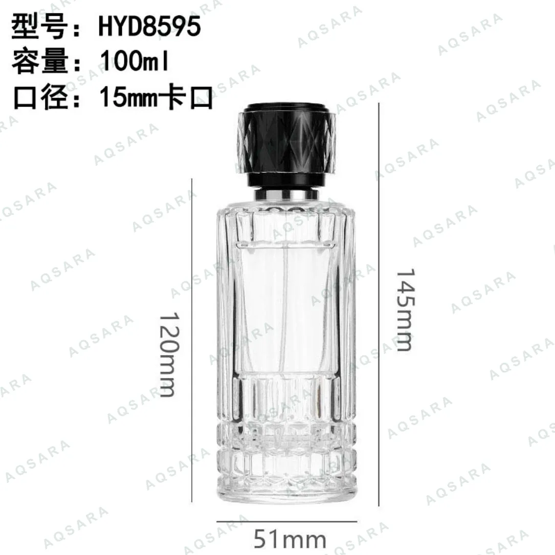 Botol Parfum kaca 100 ml leher 15 mm — HYD8595
