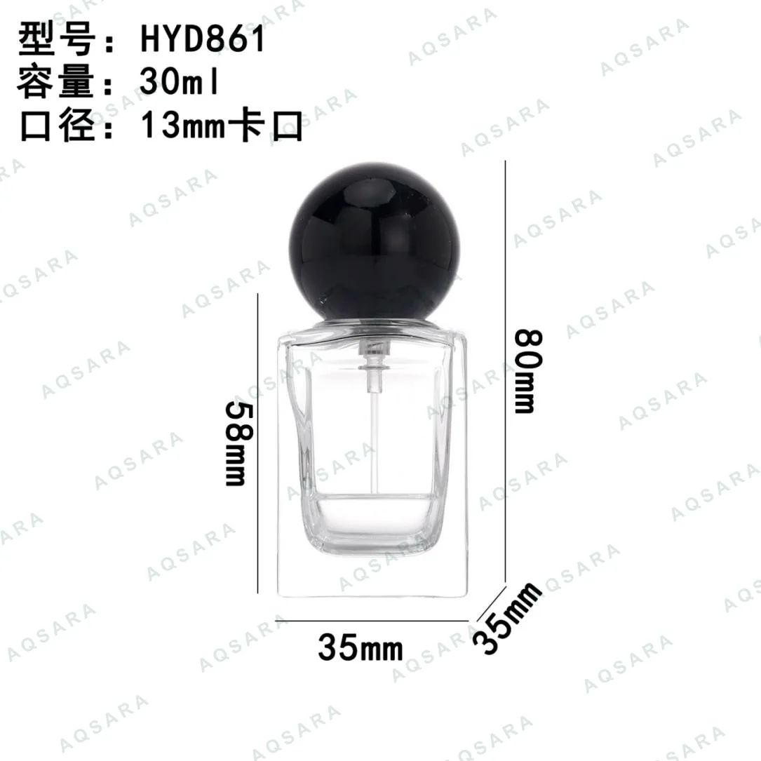 Botol Parfum kaca 30 ml leher 13 mm — HYD861