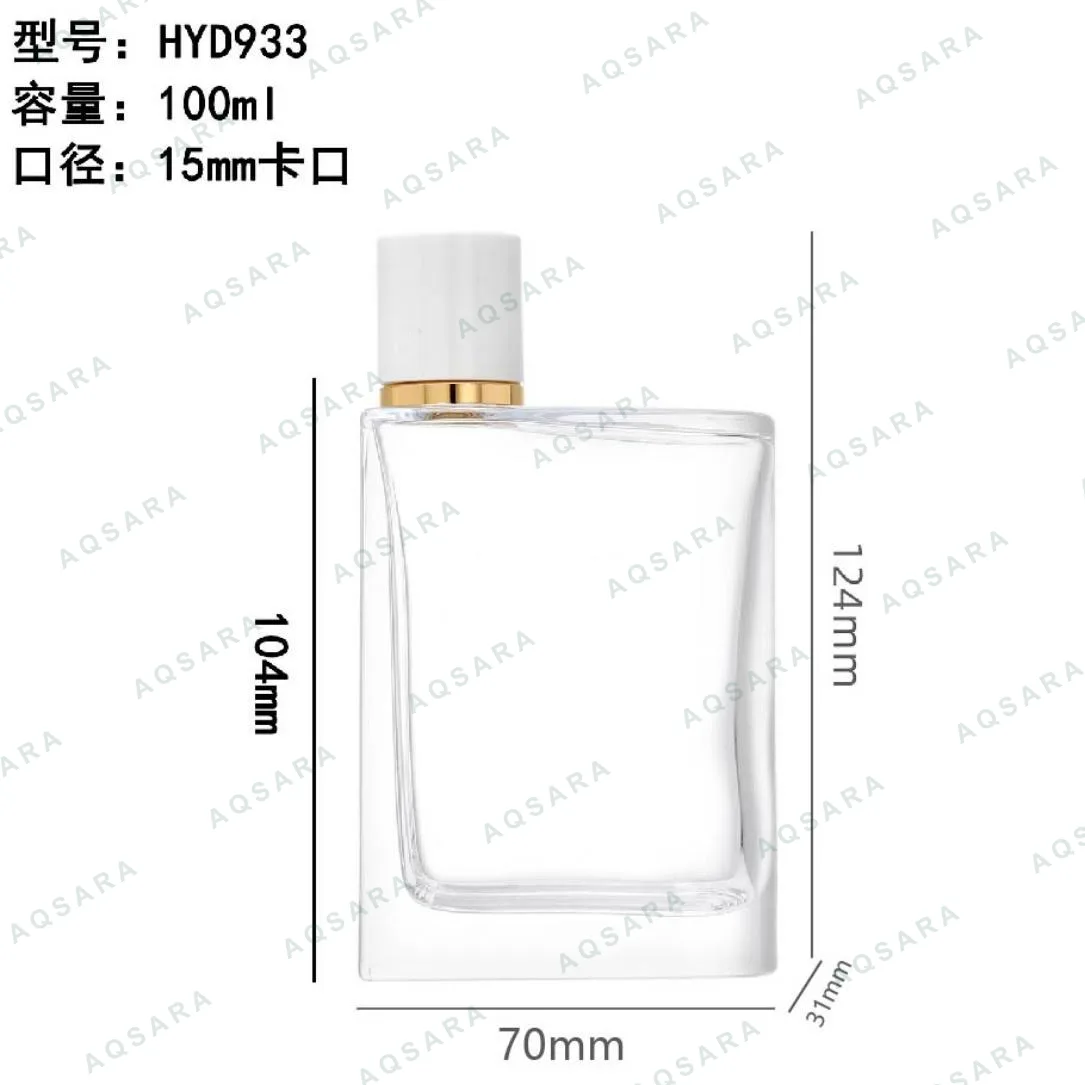Botol Parfum kaca 100 ml leher 15 mm — HYD933