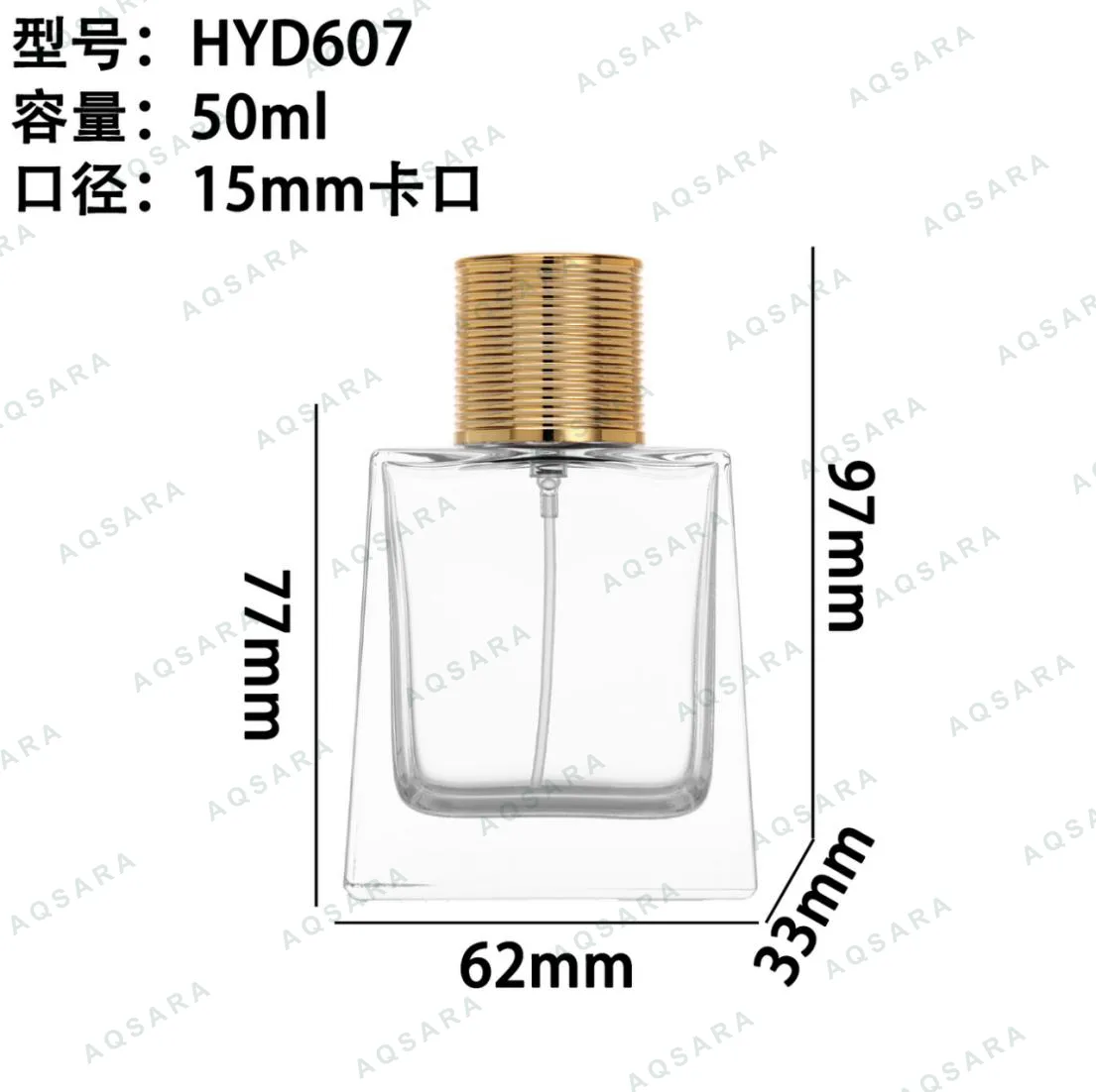 Botol Parfum kaca 50 ml leher 15 mm — page20