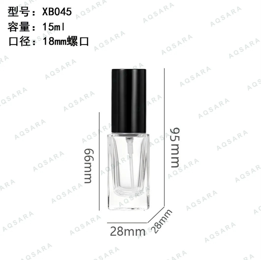 Botol Parfum kaca 15 ml leher 18 mm — XB045