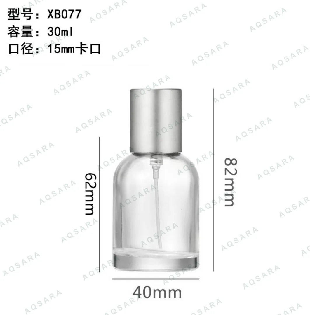 Botol Parfum kaca 30 ml leher 15 mm — XB077