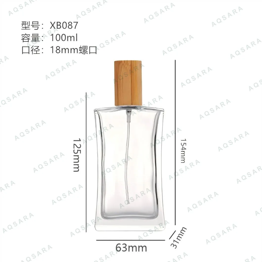 Botol Parfum kaca 100 ml leher 18 mm — XB087