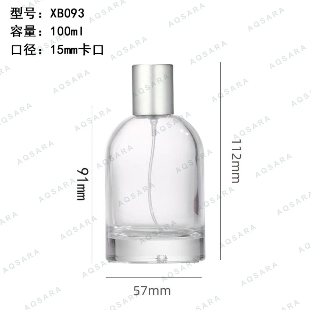 Botol Parfum kaca 100 ml leher 15 mm — XB093