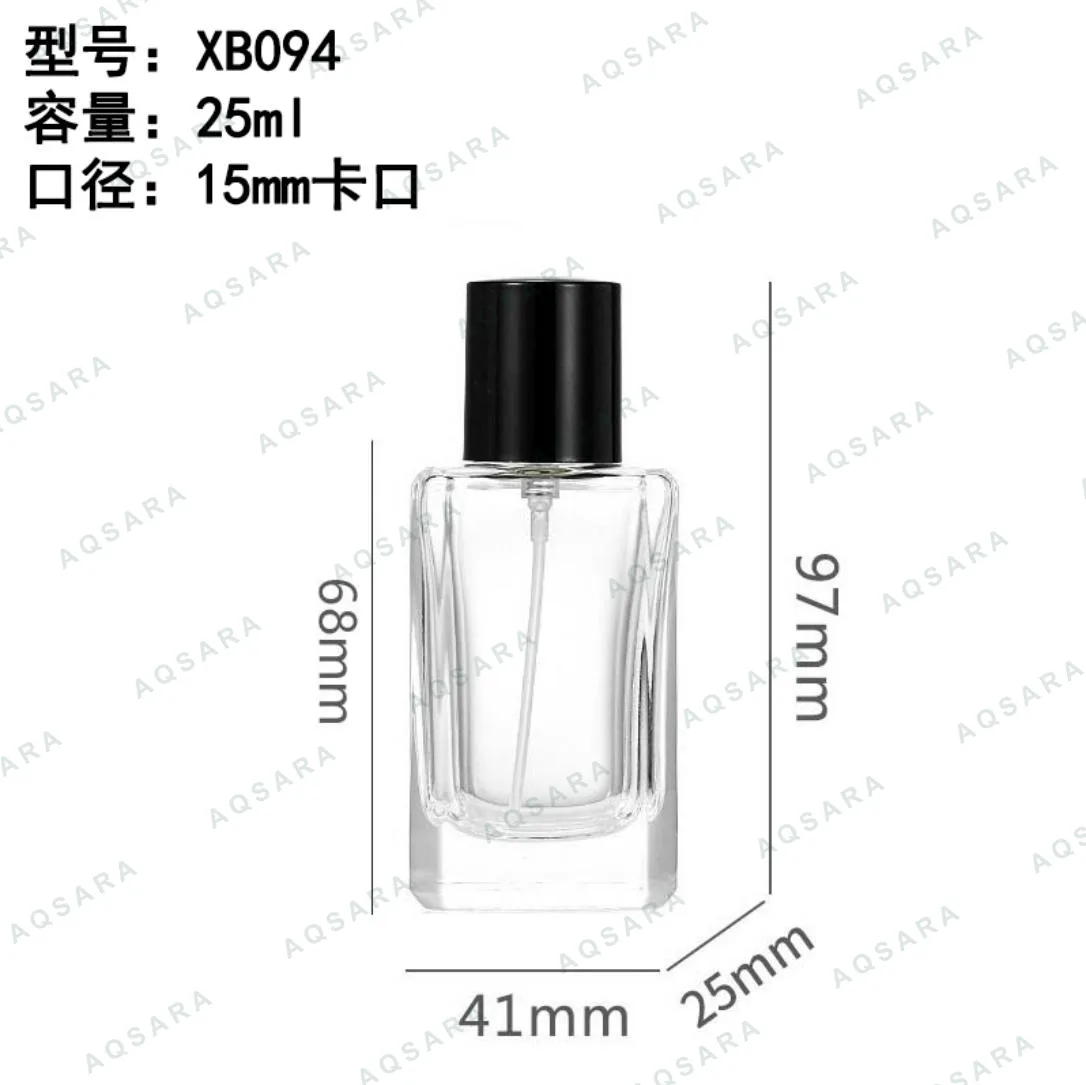 Botol Parfum kaca 25 ml leher 15 mm — XB094
