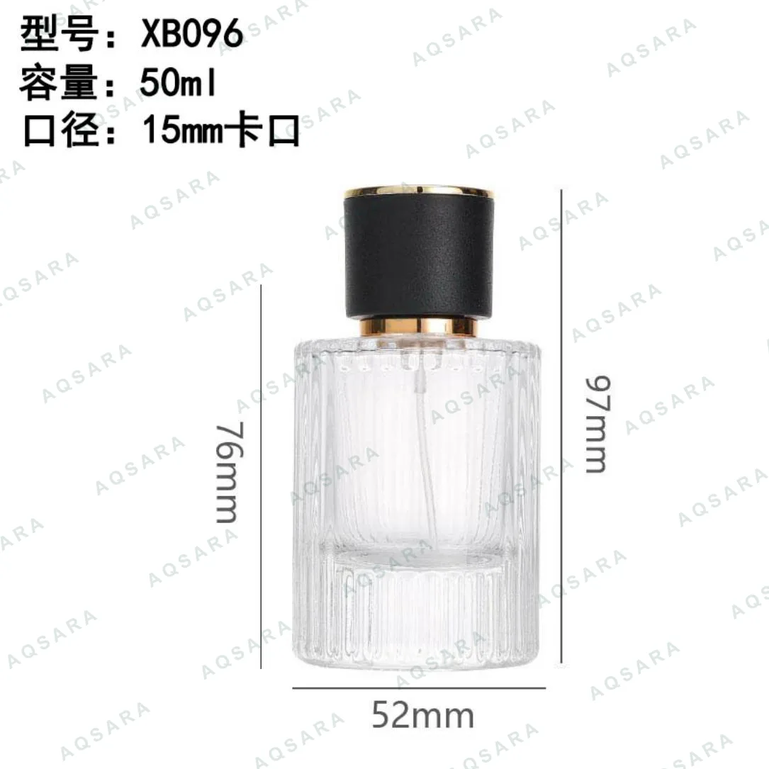 Botol Parfum kaca 50 ml leher 15 mm — XB096