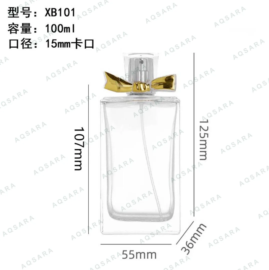Botol Parfum kaca 100 ml leher 15 mm — XB101