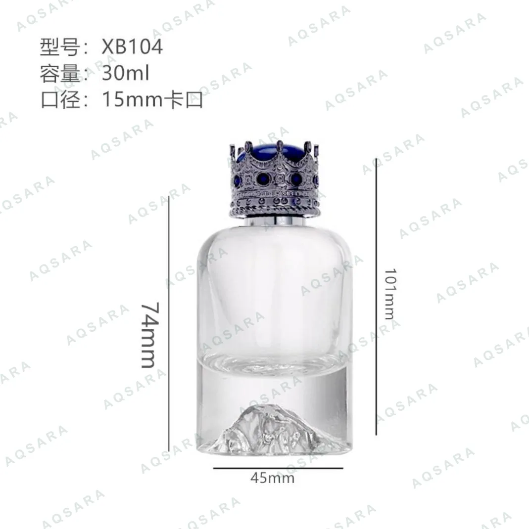 Botol Parfum kaca 30 ml leher 15 mm — XB104