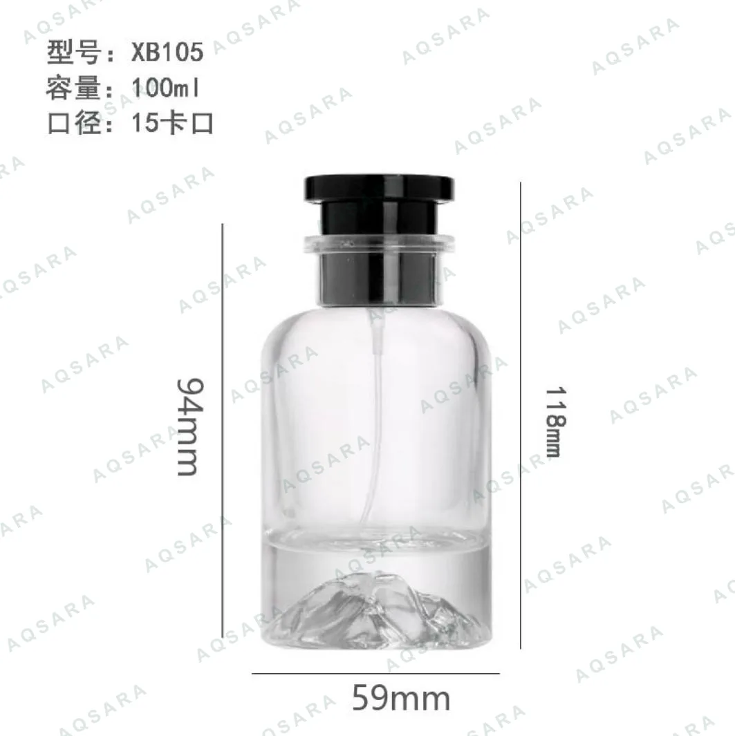 Botol Parfum kaca 100 ml leher 15 mm — XB105
