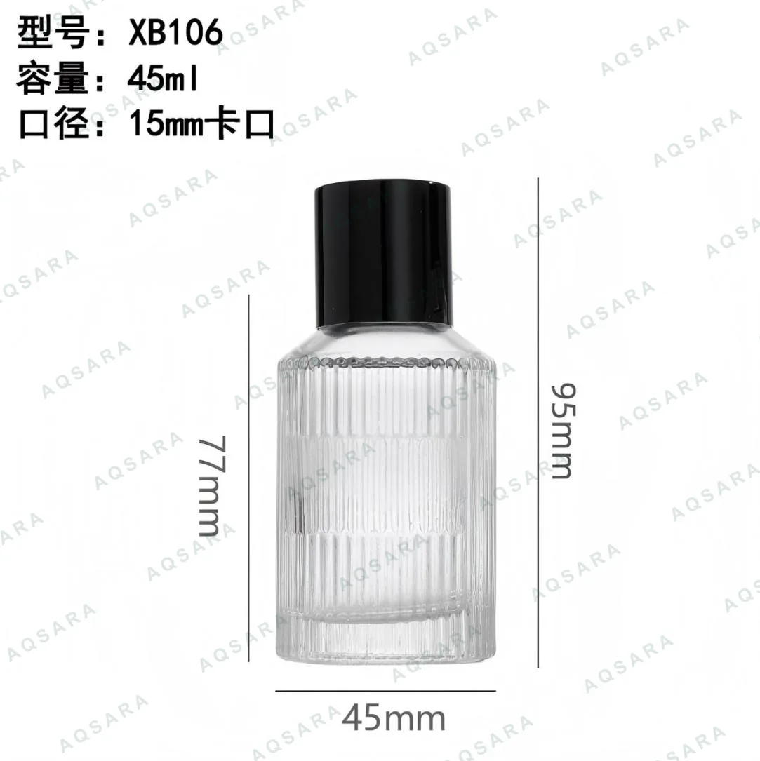 Botol Parfum kaca 45 ml leher 15 mm — XB106