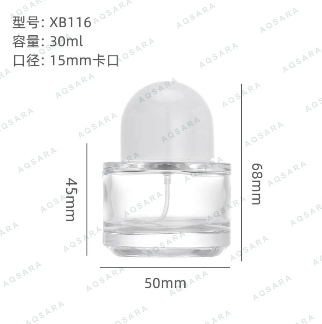 Botol Parfum kaca 30 ml leher 15 mm — XB116